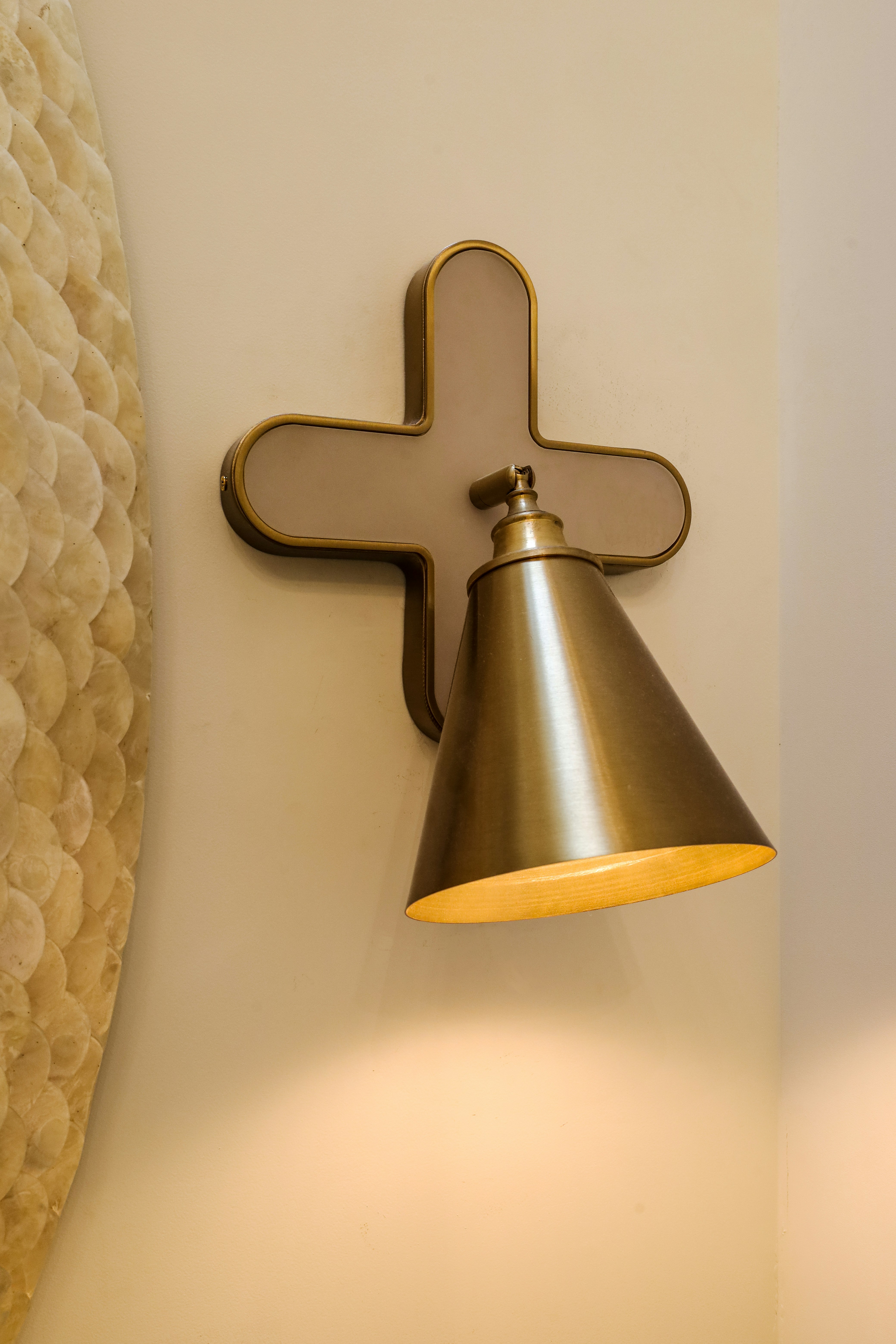 Ashby Twin Sconce Brass